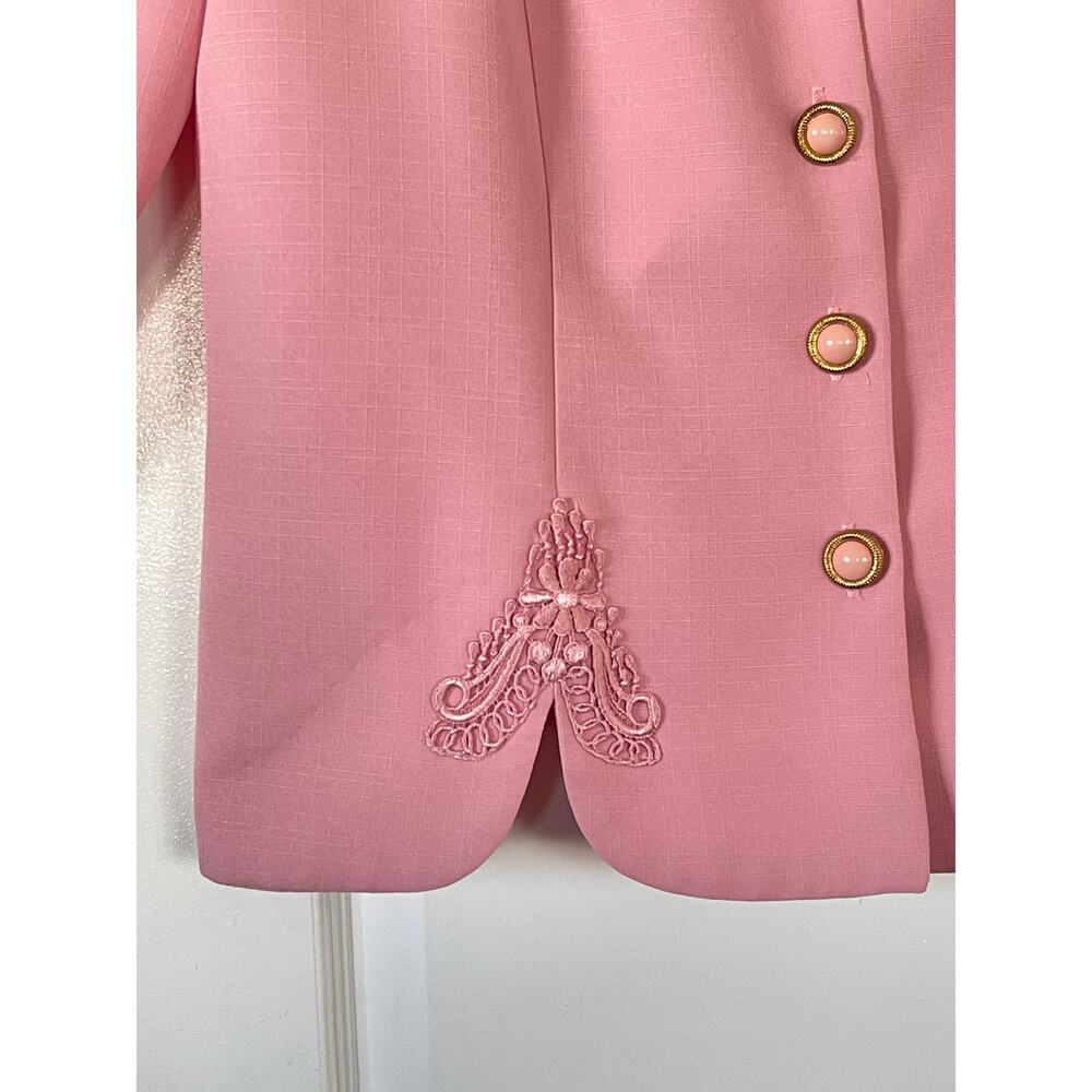 Vintage Whirlaway Frocks Pink Blazer Jacket Size 18 - Picture 3 of 7